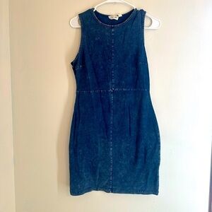 Denim mini dress